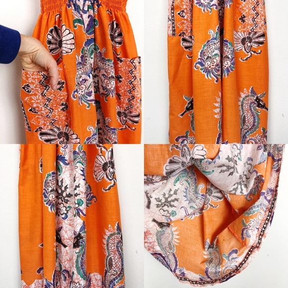 Vintage Tiffany Loungewear Retro Bohemian Dress - Picture 2 of 10